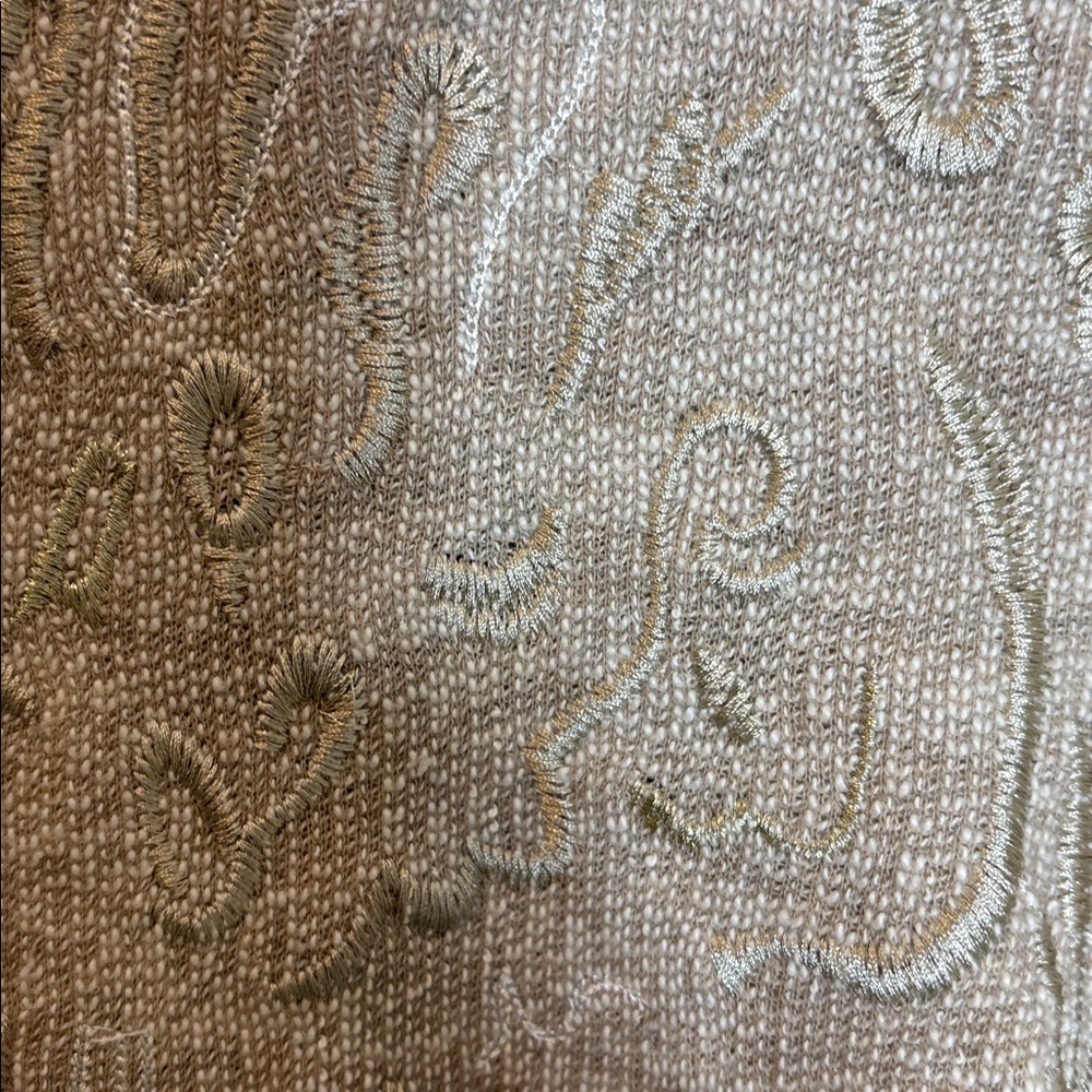 Chico’s Zenergy Tonal Embroidered Jacket Chicos Size 4 =xxl - Picture 5 of 8